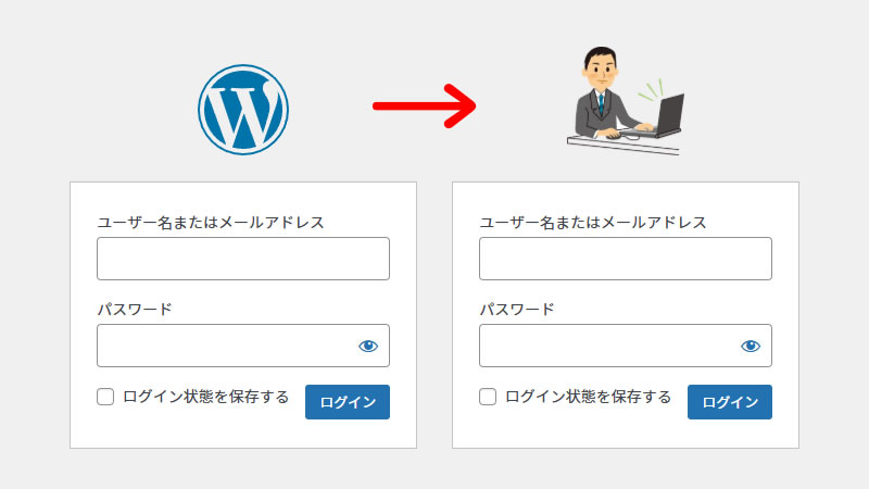ログイン画面のロゴ変更